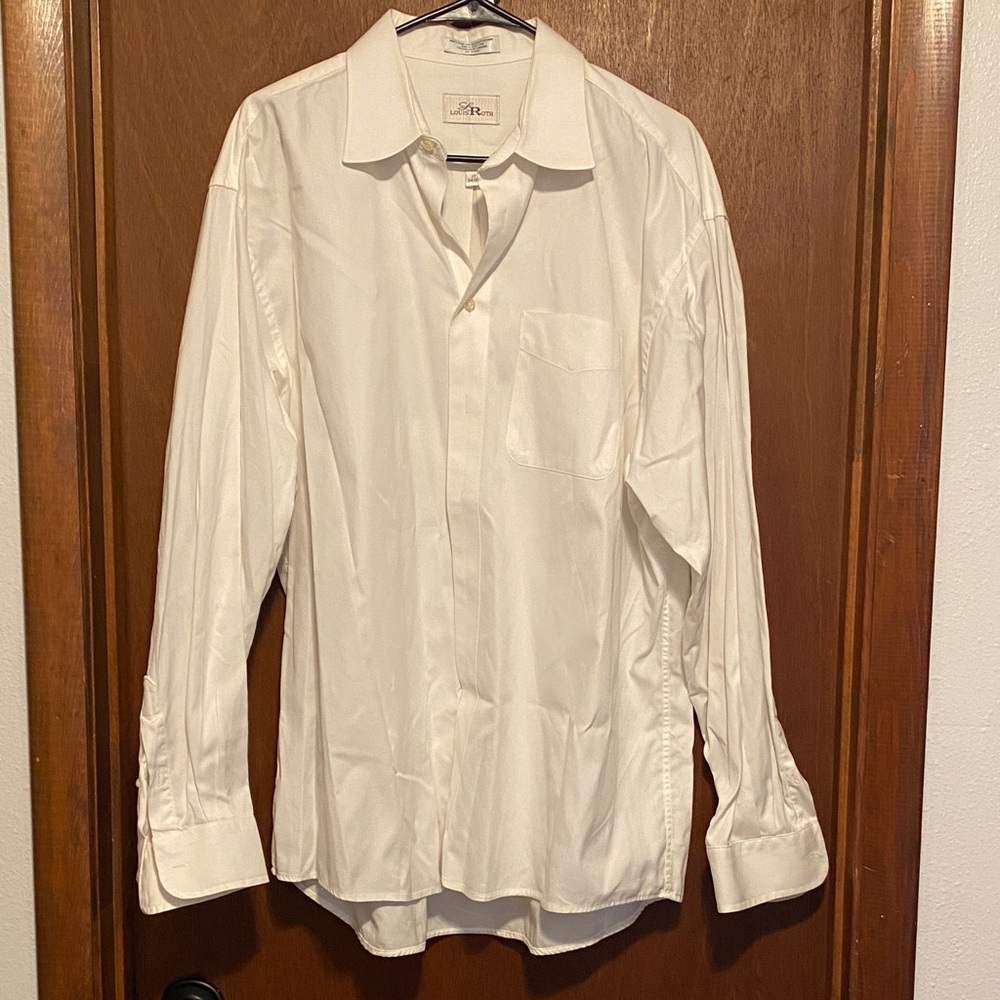 Men’s Louis Roth Elegant white Dress Shirt